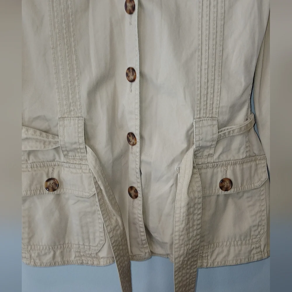 Sonoma Military Type Jacket Womens Large Lightweight - Picture 4 of 6